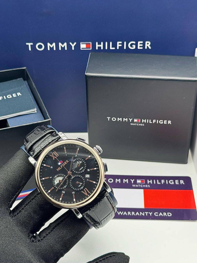 Tommy Hilfiger Leather Chronograph Watch